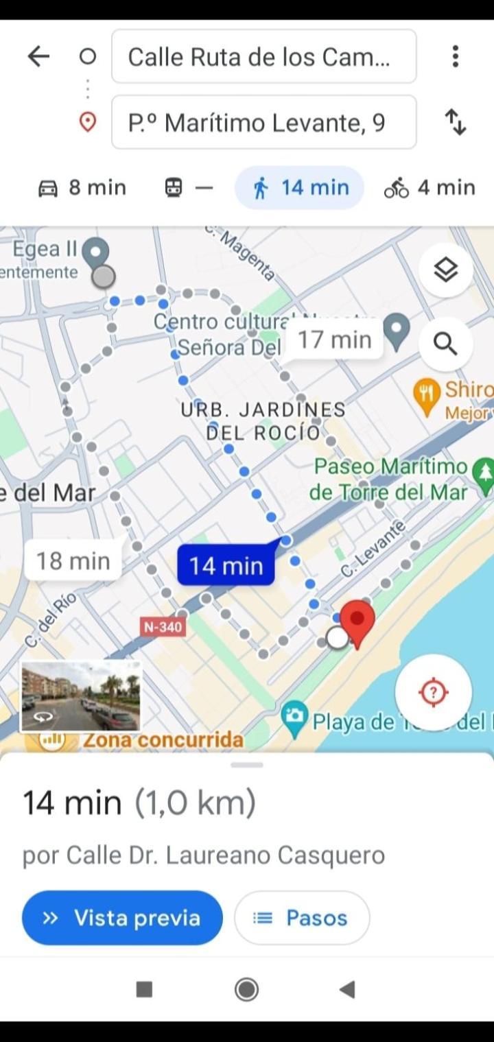 Fastastico Apto Torre Del Mar Parking Wi-Fi Exterior foto